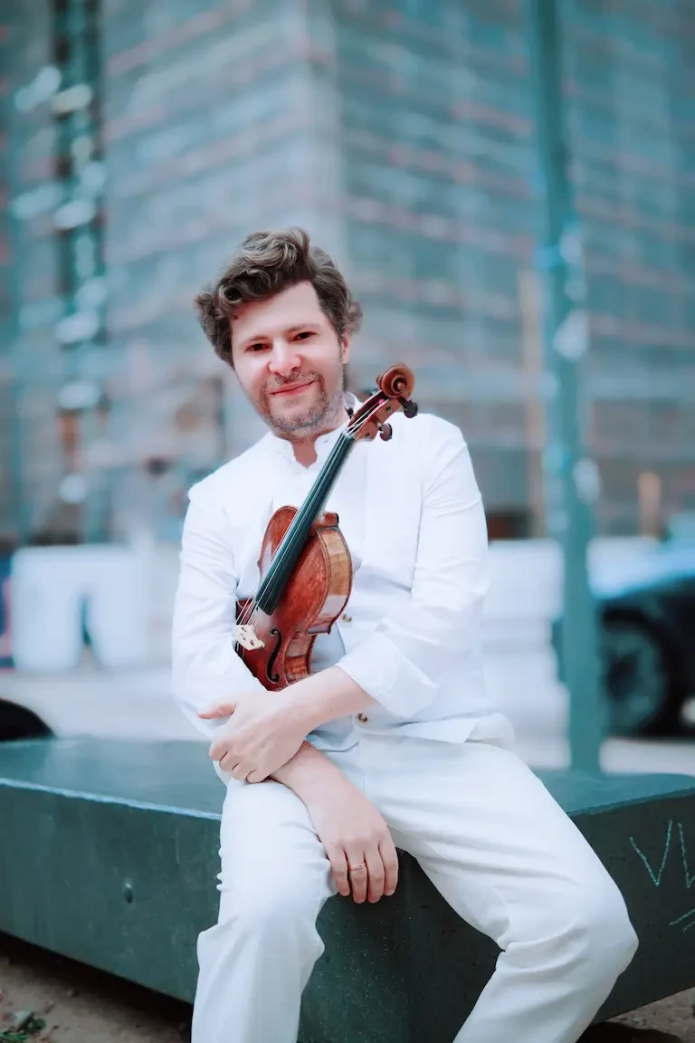 Adrian Iliescu mit seiner Violine