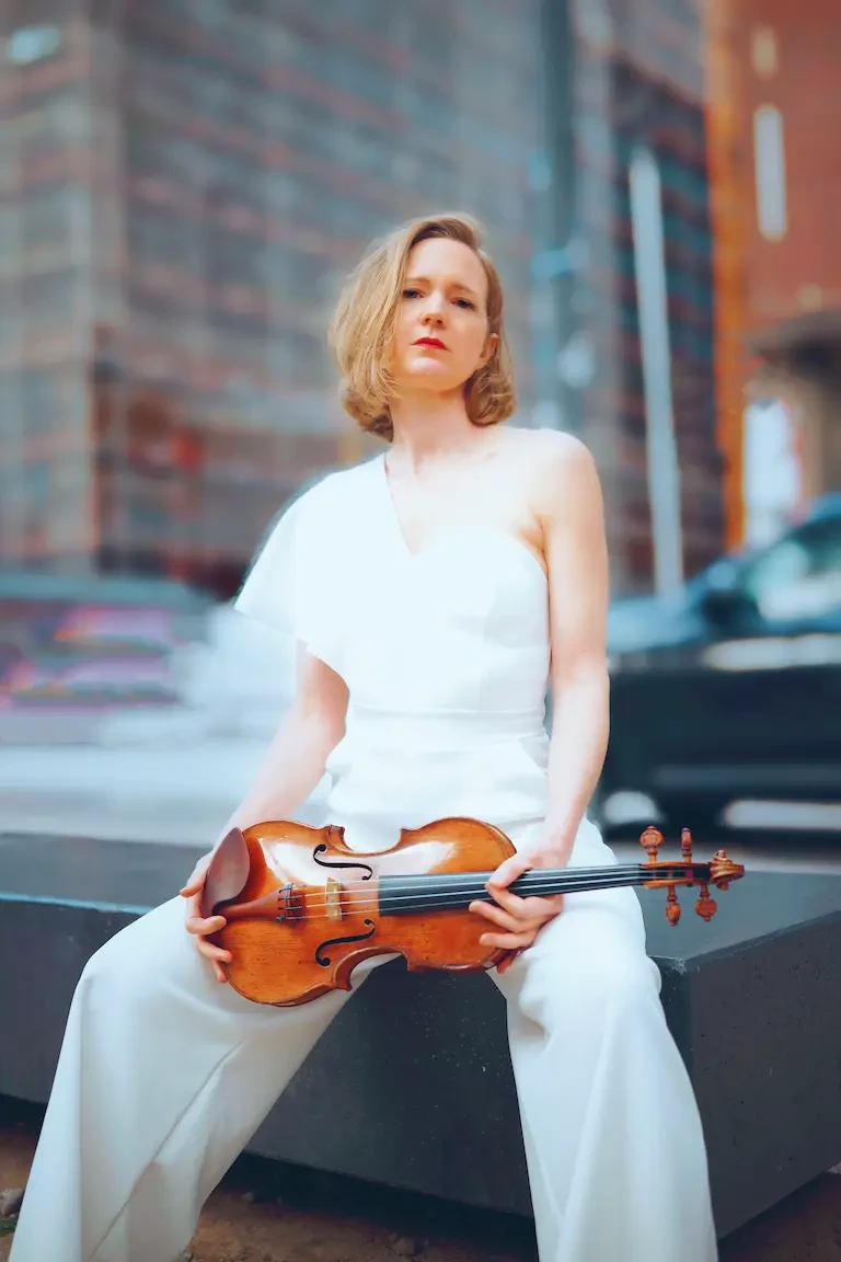 Birgit Erz mit ihrer Violine